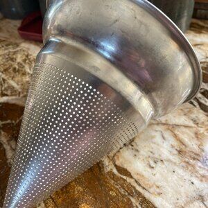 Vtg Aluminum Sieve/Strainer #8